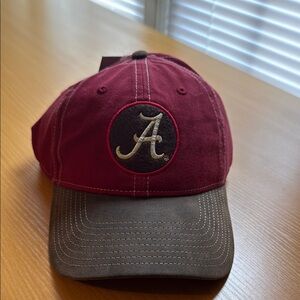 Crimson and Brown Cap with Alabama Logo